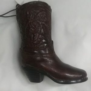 Cowboy/ Cowgirl Western Boot Christmas Tree Ornment